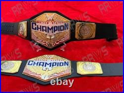 New United States Championship Wrestling Title Belt 6MM Thickness Brass Plates