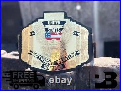 New United States Heavyweight Wrestling Championship Belt 2mm Brass