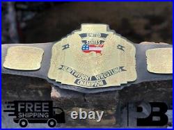 New United States Heavyweight Wrestling Championship Belt 2mm Brass