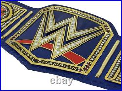 New Universal Blue Championship Title Belt WWE Wrestling Belt Adult Replica 2MM
