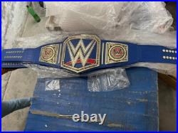 New Universal Blue Championship Title Belt WWE Wrestling Belt Adult Replica 2MM