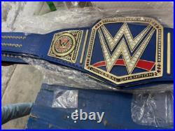New Universal Blue Championship Title Belt WWE Wrestling Belt Adult Replica 2MM