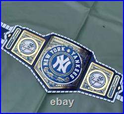 New Ursw New York Yankees World Series Championship Wrestling Belt 2mm Zinc