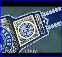 New Ursw New York Yankees World Series Championship Wrestling Belt 2mm Zinc