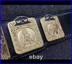 New WCW Television World Heavyweight Wrestling Championship 4MM Belt Replica New WCW Television World Heavyweight Wrestling Championship 4MM Belt Replica