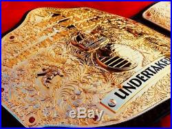 New WWE BIG GOLD Championship Title Belt 24k Gold Adult Size
