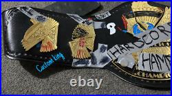 New WWF Hardcore Wrestling Championship Title Belt 24K Gold Plated