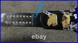 New WWF Hardcore Wrestling Championship Title Belt 24K Gold Plated