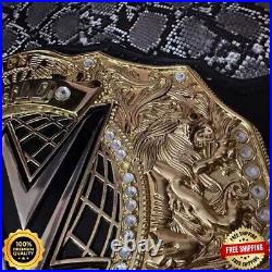 New World Heavy Weight Championship Replica Title Belt Adult 8mm Zinc