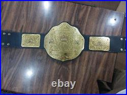New World Heavyweight Big Gold Championship Replica Belt 2mm Brass Adult Size