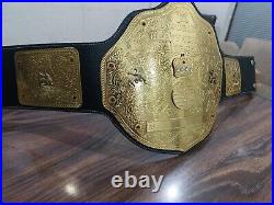 New World Heavyweight Big Gold Championship Replica Belt 2mm Brass Adult Size