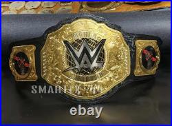 New World Heavyweight Championship Replica Title Belt Adult Size 2mm Brass Gold
