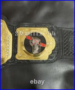 New World Heavyweight Championship Replica Title Belt Adult Size 2mm Brass Gold