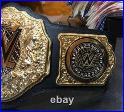 New World Heavyweight Championship Title Replica Belt Adult size 6mm metal plate