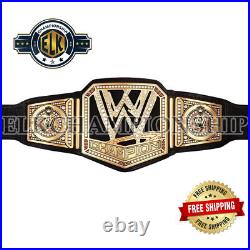 New World Heavyweight championship replica title belt Zinc Wrestling belt Adult