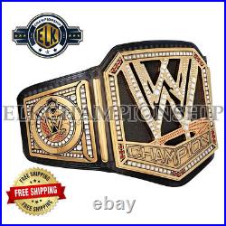 New World Heavyweight championship replica title belt Zinc Wrestling belt Adult