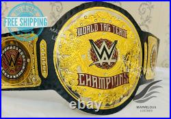 New World Tag Team Heavyweight Championship Title Replica Belt Adult 2MM Brass
