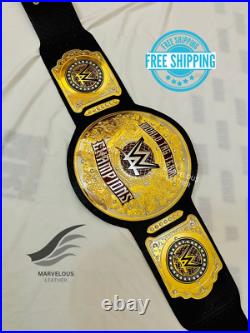 New World Tag Team Heavyweight Championship Title Replica Belt Adult 2MM Brass