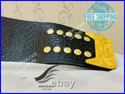 New World Tag Team Heavyweight Championship Title Replica Belt Adult 2MM Brass