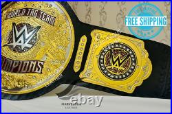 New World Tag Team Heavyweight Championship Title Replica Belt Adult 2MM Brass New World Tag Team Heavyweight Championship Title Replica Belt Adult 2MM Brass