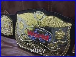 New World Tag Team Wrestling Championship Title Belt Replica 4MM Zinc Adult Size