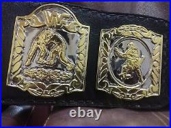 New World Tag Team Wrestling Championship Title Belt Replica 4MM Zinc Adult Size