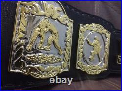 New World Tag Team Wrestling Championship Title Belt Replica 4MM Zinc Adult Size