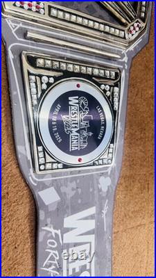 New Wrestle, Mania 42 Golden World Heavyweight Championship Belt Title 4MM Diecas