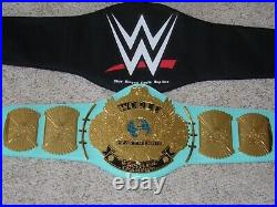 New Wwe Authentic Blue Winged Eagle Metal Adult Replica Championship Title Belt