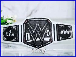 New Wwe Nwo Universal Champion Title 4mm Brass Cowhide Leather Free Ship Us