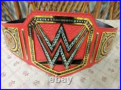 New Wwe Red Universal Championship Replica Title Belt 2mm Brass Adult Size A+