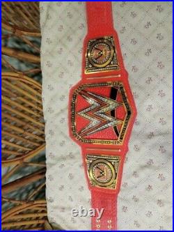 New Wwe Red Universal Championship Replica Title Belt 2mm Brass Adult Size A+