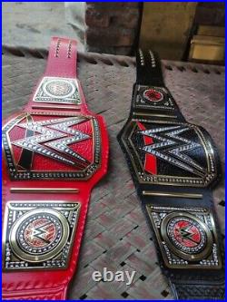 New Wwe Universal Championship Belts Replica Title Adult Size Pack Of 2 Belts
