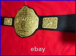 New Wwe World Heavyweight Big Gold Championship Replica Belt 2mm Brass Adult
