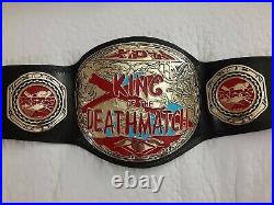 New XPW King of the Deathmatch Wrestling Championship belt Replica Zinc Metal