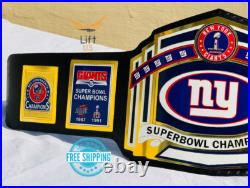 New York NY Championship Wrestling Belt 2mm Brass Adult Size Leather Strap New York NY Championship Wrestling Belt 2mm Brass Adult Size Leather Strap