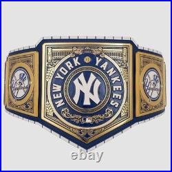 New York Yankees Baseball Championship Replica Belt Team Fans Size 2mm Brass New York Yankees Baseball Championship Replica Belt Team Fans Size 2mm Brass