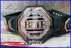 New desig UFC BMF Replica Title Belt Championship Adult Brass Silver 2MM Leather New desig UFC BMF Replica Title Belt Championship Adult Brass Silver 2MM Leather