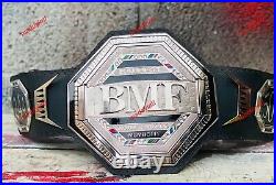 New desig UFC BMF Replica Title Belt Championship Adult Brass Silver 2MM Leather New desig UFC BMF Replica Title Belt Championship Adult Brass Silver 2MM Leather