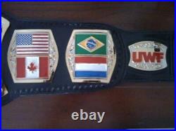 New international heavyweight wrestling championship title belt adult size 2mm
