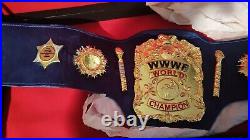 Nice New WWWF BRUNO SAMMARTINO Championship Belt Comes with Hardshell Case