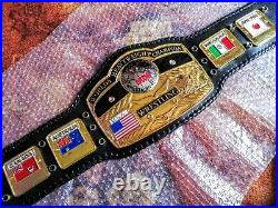Nwa Domed Globe World Heavyweight Championship Belt Adult Size 4mm Zinc
