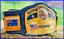Nwa Domed Globe World Heavyweight Championship Belt Adult Size Replica 4mm Zinc