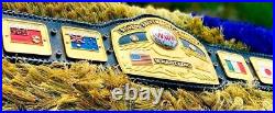 Nwa Domed Globe World Heavyweight Championship Belt Adult Size Replica 4mm Zinc