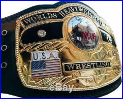 Nwa Domed Globe World Heavyweight Championship Belt Brass Adult Size Replica