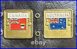 Nwa Domed Globe World Heavyweight Championship Replica Wrestling Belt Title