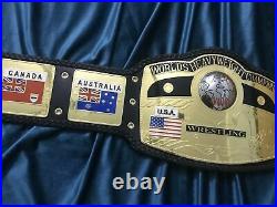 Nwa Domed Globe World Heavyweight Wrestling Championship Belt Adult Size