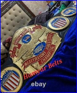 Nwa Usa Luger heavyweight championship belt, 4mm Cnc Hd Engraved, 24k Gold plated Nwa Usa Luger heavyweight championship belt, 4mm Cnc Hd Engraved, 24k Gold plated