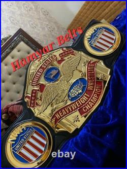 Nwa Usa Luger heavyweight championship belt, 4mm Cnc Hd Engraved, 24k Gold plated Nwa Usa Luger heavyweight championship belt, 4mm Cnc Hd Engraved, 24k Gold plated