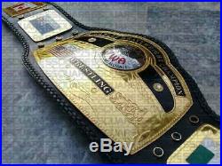 Nwa Worlds Heavyweight Domed Globe Wrestling Championship Belt Adult Size